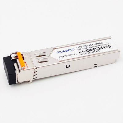Μονάδα πομποδέκτη 1000BASE-BX 1,25G BiDi SFP TX1570nm/RX1490nm 80km LC SMF DOM