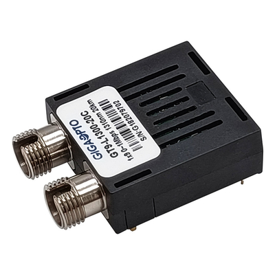 οπτικός πομποδέκτης 1310nm SMF 20km διπλό Sc FC ST 0~1Mbps 1x9 ενότητας TTL LVTTL πομποδεκτών