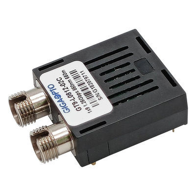 1.25Gbps 1x9 850nm MMF 550m διπλή ενότητα LVPECL PECL πομποδεκτών SC/FC/ST