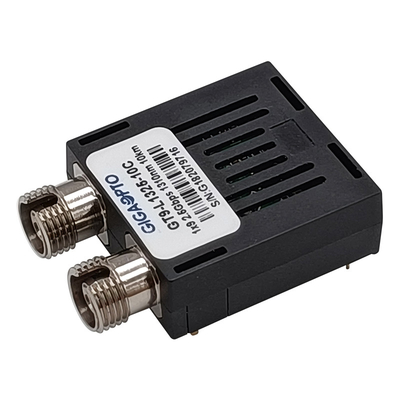 οπτικός πομποδέκτης 1310nm 10km 2.5Gbps 1x9 διπλή ενότητα πομποδεκτών Sc FC ST LVPECL PECL SMF