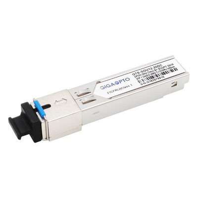 Sc UPC 20km DDM πομποδεκτών TX1.244G/RX2.488G 1310nm TX 1490nm RX κατηγορίας B+ GPON SFP ONU ONT