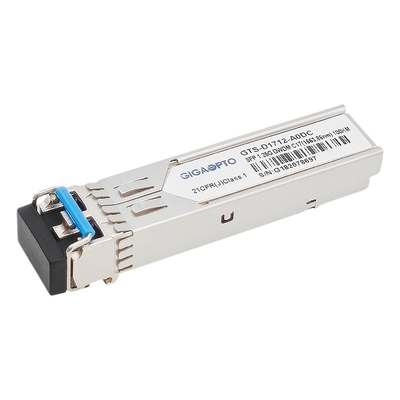 οπτικός πομποδέκτης 100km DOM SMF LC 1.25Gbps 1000BASE DWDM SFP C17 C61 100GHz