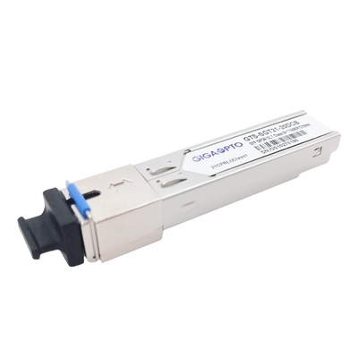 Ενότητα πομποδεκτών Sc DDM κατηγορίας B+ TX 1490nm 2.5G RX 1310nm 1.25G 20km πομποδεκτών OLT GPON SFP