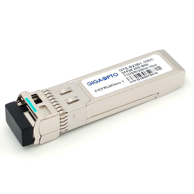 SFP28 αμφίδρομη οπτική ενότητα 10km DOM 1270nm-TX/1330nm-RX πομποδεκτών LC