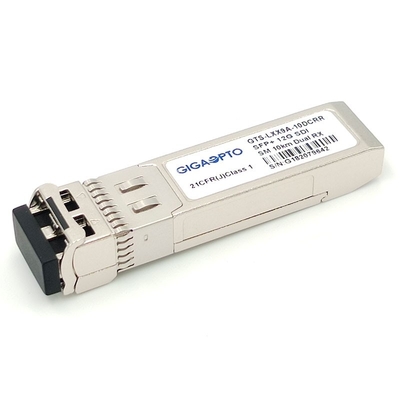 Διπλή ενότητα 10km DOM μη MSA Pinout δεκτών 12g-SDI SFP+ LC
