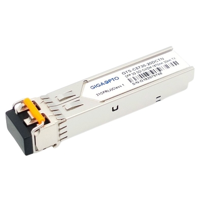 ενιαία συσκευή αποστολής σημάτων μη MSA 1270nm 1610nm 20km SMF LC DDM πομποδεκτών CWDM 3Gbps DVI τηλεοπτική SFP