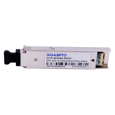 WDM ER60 Ethernet 10Gbps XFP ενότητα πομποδεκτών ινών 1330nm/1270nm 60km DOM