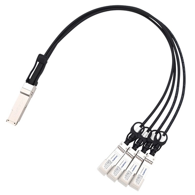40G QSFP+ 4 στο ξεμπλοκάρισμα DAC Χ 10G SFP+ για το qsfp-4sfp10g-$cu της Cisco