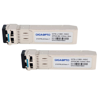 πομποδέκτης ινών 1310nm SFP28 HP, ενότητα 10km SMF για SFP28-25GLR-31