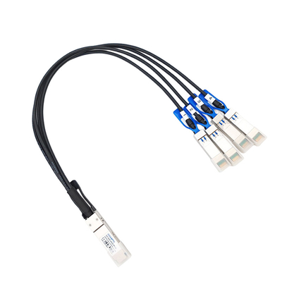 100G QSFP28 σε 4x25G SFP28 άμεσο συνδέουν το χάλκινο καλώδιο για το qsfp-4sfp25g-$cu της Cisco