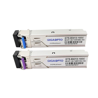 1000base-BX WDM SFP πομποδέκτης Tx1310nm Rx1490nm 10km SMF LC για το HP JD098B