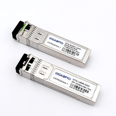 10Gbps Οπτικός δέκτης SFP+ με σύνδεσμο SFP+ Απόσταση 10km