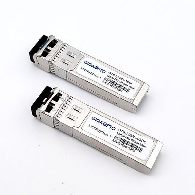 Μονάδα δέκτη-διαβιβάστης LC 10G SFP για μεταφορά δεδομένων υψηλής ταχύτητας