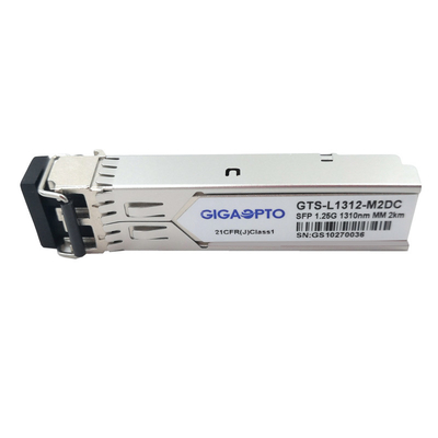 SFP 1000base-SX 1310nm MMF 2km οπτική ενότητα διπλό LC πομποδεκτών DOM 1.25G