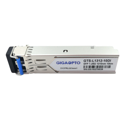 1.25G SFP 550m βιομηχανική ενότητα 1000BASE-LX/LH πομποδεκτών DOM LC MMF/10km SMF 1310nm