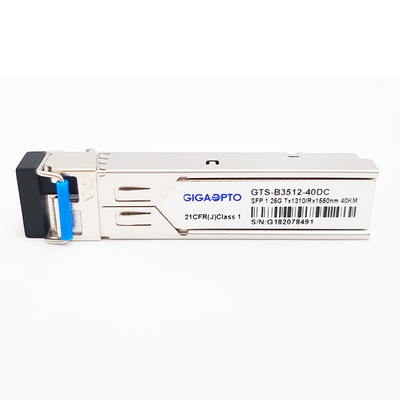 Μονάδα πομποδέκτη 1000BASE-BX 1,25G BIDI SFP TX1310nm/RX1550nm 40km SMF LC DOM