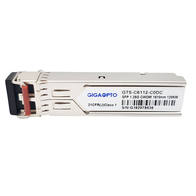 Διπλά DOM ενότητας 1.25G 1000BASE CWDM 1270 1610nm 120km LC SMF πομποδεκτών SFP