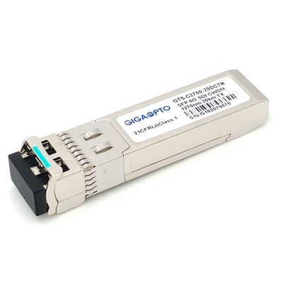 6G SDI SMPTE CWDM SFP 1270nm-1450nm 20km ενιαία ενότητα μη-MSA συσκευών αποστολής σημάτων SMF LC