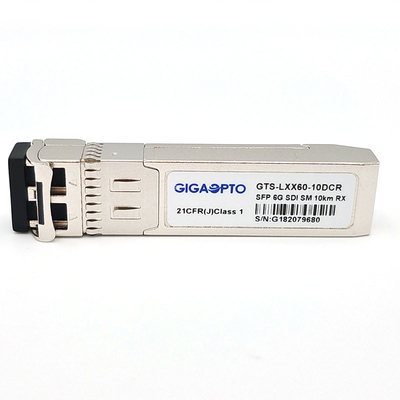6G SDI SMPTE SFP ΚΑΡΦΊΤΣΑ 10km ενιαίες ενότητες MSA δεκτών SMF LC