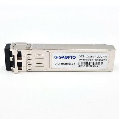 6G SDI SMPTE SFP ΚΑΡΦΊΤΣΑ 10km διπλές LC διπλές ενότητες μη-MSA δεκτών SMF