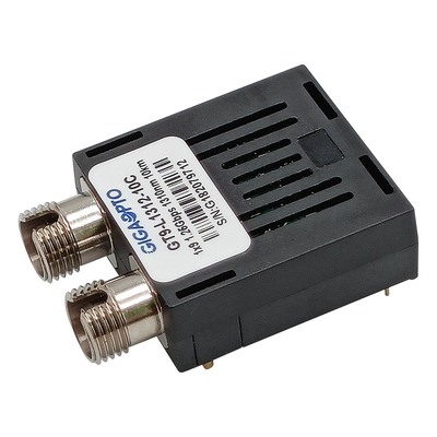 1.25Gbps ενιαία ενότητα SMF 1310nm 10km διπλό Sc FC ST LVPECL PECL πομποδεκτών ινών 1x9 οπτική