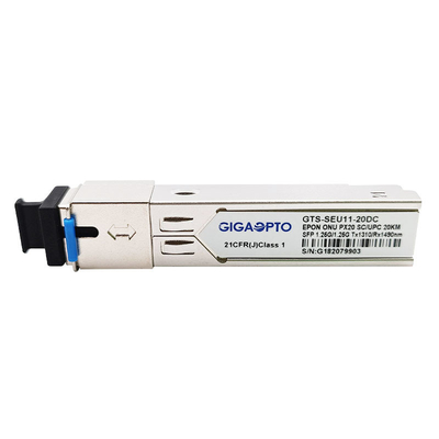ενότητα PX20 TX1310nm/RX1490nm 20km Sc SFP UPC 1.25G ONU EPON SFP