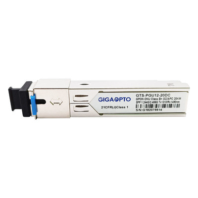 Γενικός APC Sc ενότητας SMF 1310nm 1490nm πομποδεκτών κατηγορίας B+ ONU GPON SFP οπτικός συνδετήρας DDM