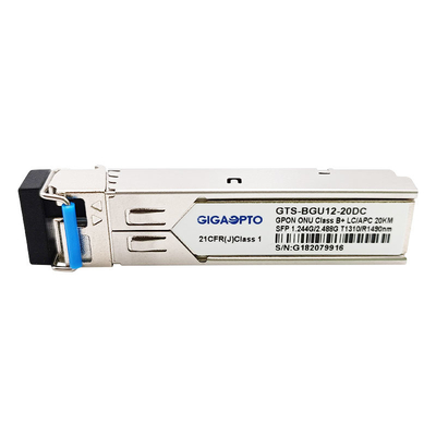 APC ενότητας SMF Tx1310nm Rx1490nm LC πομποδεκτών κατηγορίας B+ GPON SFP ONU