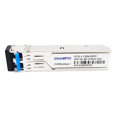 Oc-48/stm-16 SR-1 άλλη οπτική ενότητα 2.5Gbps SFP 1310nm 2km πομποδεκτών διπλός LC SMF οπτικός πομποδέκτης DOM