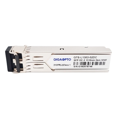 Oc-3/stm-1 SR-0 155Mbps 1310nm MMF 2km διπλά LC πομποδεκτών SFP DOM ενότητας