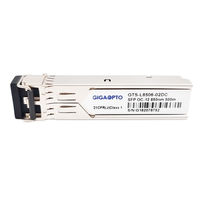 622Mbps SFP Oc-12/stm-4 SR-0 850nm 500m DOM διπλό LC ενότητας MMF πομποδεκτών
