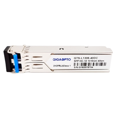 DOM ενότητας LC SMF πομποδεκτών 622Mbps Oc-12/stm-4 LR-1 SFP 1310nm 40km SDH/SONET