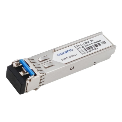 3G SDI SMPTE SFP 1310nm 2km διπλά LC πομποδεκτών SMF DOM MSA Pinout ενοτήτων με τα τηλεοπτικά παθολογικά σχέδια