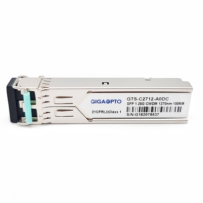 1.25G 1270 ~1610nm 100km DOM διπλό LC ενότητας SMF πομποδεκτών 1000BASE CWDM SFP