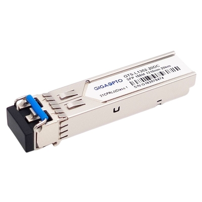 Οπτικός πομποδέκτης 20km διπλά LC DOM Tx 1310nm Rx 1550nm 100BASE LX 155Mbps SFP SMF