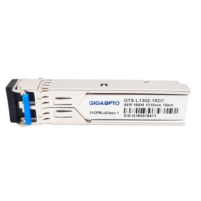 100base-LX 1310nm 15km διπλά LC SMF πομποδεκτών SFP οπτικά DOM 155Mbps ενότητας