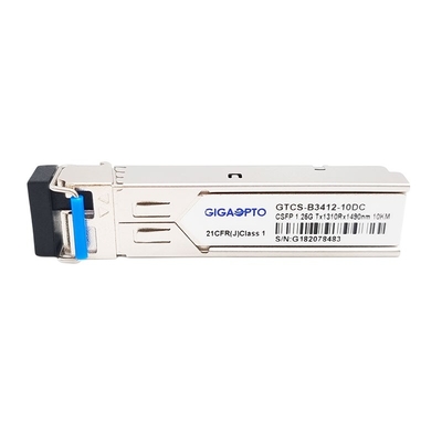 2 οπτική ενότητα LC SMF πομποδεκτών BiDi CSFP 1000BASE BX SFP καναλιών