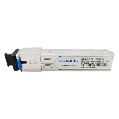 DOM ενοτήτων πομποδεκτών κατηγορίας C+++ Δ 9dBm GPON SFP GPON OLT
