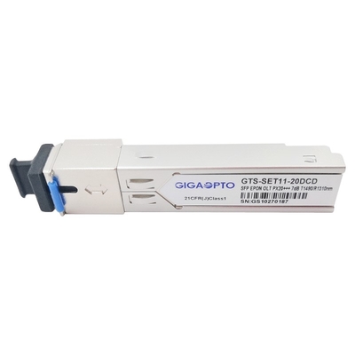 Ενότητα πομποδεκτών OLT SFP EPON Px20+++ PX40 7dBm SFP 1.25G TX1490nm/RX1310nm 20km