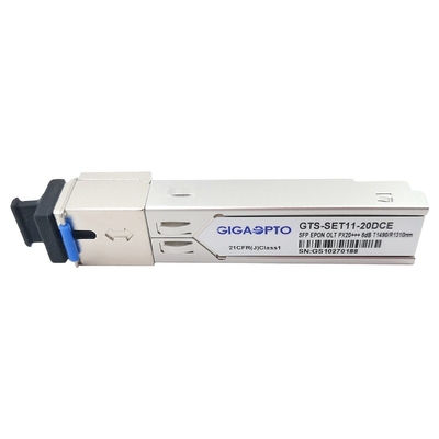 ενότητα πομποδεκτών ενότητας PX20+++ OLT 1.25G PX40 TX1490nm RX1310nm 20km 9dBm EPON SFP
