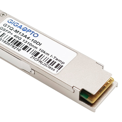 QSFP+ SMF 40GBASE PSM4 4x10G 10km 1310nm MTP mpo-12 βιομηχανικά DOM