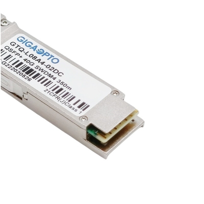 Οπτικός πομποδέκτης 350m DOM διπλό LC 40GBASE SWDM4 QSFP+ 850nm~940nm MMF