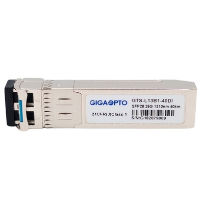 SFP28 25GBASE ER 1310n 40km οπτικά DOM ενότητας EML APD SMF LC πομποδεκτών SFP βιομηχανικά