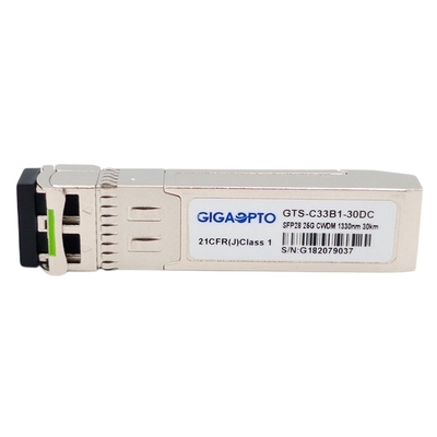 Οπτικά DOM πομποδεκτών 1270nm~1370nm 30km LC SMF του 25gbase-ER Lite CWDM SFP28