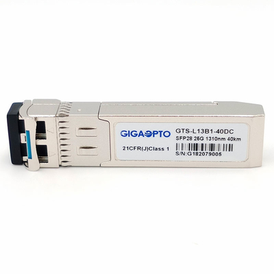 25GBASE οπτικός πομποδέκτης 1310n 40km του ER SFP28 οπτικά DOM ενότητας EML APD SMF LC