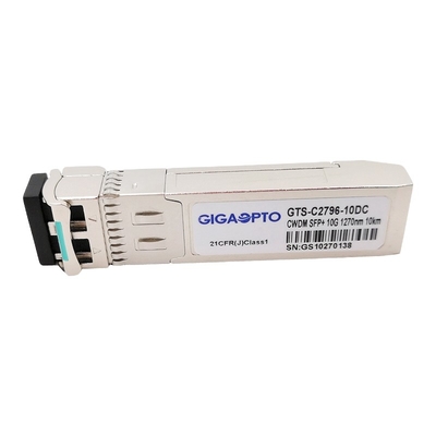 10Gbps SFP+ CWDM LR 1270 οπτικά DOM ενότητας SMF 10km LC πομποδεκτών 1610nm