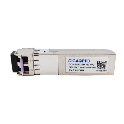 συμπαγής SFP BIDI πομποδέκτης LC 40km DOM 2x 155Mbps 1310nm 1490nm