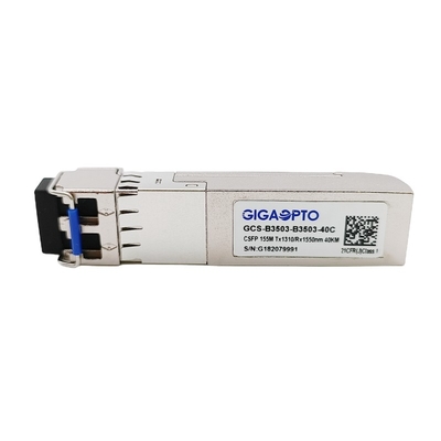 2 ΠΡΏΗΝ TX 1310nm RX 1550nm ινών πομποδέκτης LC 40km DOM 100Base CSFP BIDI