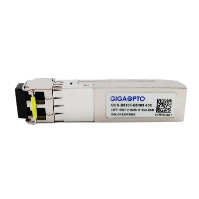 Διπλά BIDI 40km TX1550nm RX1310nm SM DOM πομποδεκτών LC 100BASE BX CSFP