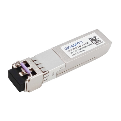 1000Base 2 συμπαγής SFP ενότητα TX1490nm/RX1310nm 20km πομποδεκτών καναλιών BIDI CSFP